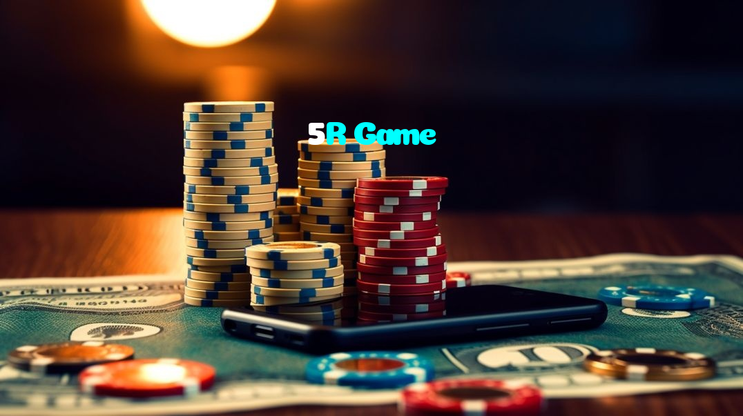 5R Game casino presented on mobile device in Pakistan with slots and live games